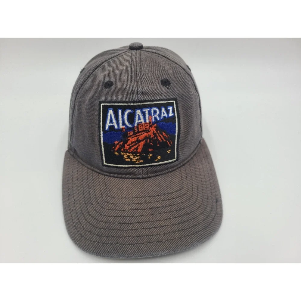 Vtg Alcatraz Island Prison Golden Gate National Parks Ouray (Fits Small) Hat Cap